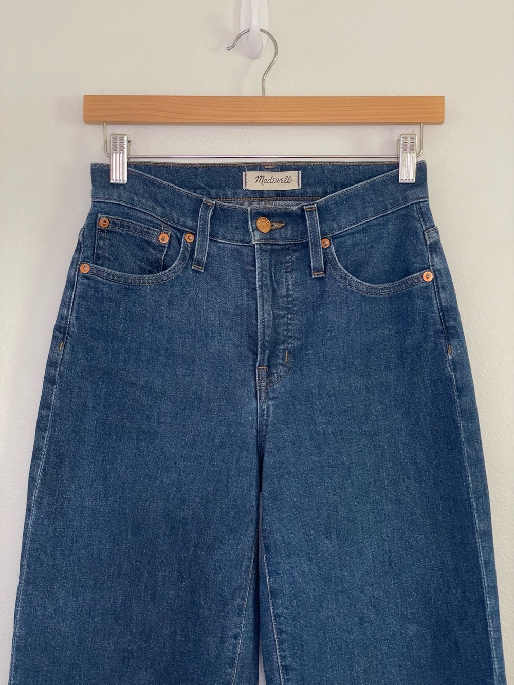 Madewell Petite Perfect Vintage Wide Leg Jean High Waist Fairdale Wash 24P - Picture 8 of 15